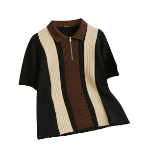 Premium Textured Self-Design Half Sleeve T-Shirt for Men
