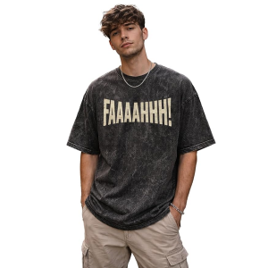 Cotton Oversized T-Shirt Unisex Drop Shoulder
