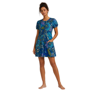 Women's Cotton A-Line stripe Mini Dress for Women
