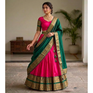 Women's Premium Silk Lehenga Choli Set