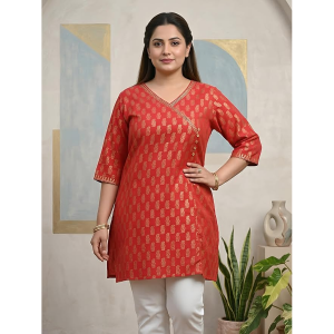 Women’s Cotton Printed A-Line Kurti