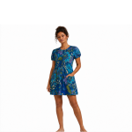 Women's Cotton A-Line stripe Mini Dress for Women