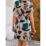Short One Piece A-Line Midi Dress