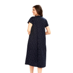 Women's Cotton Floral Calf Length Maternity Nighty