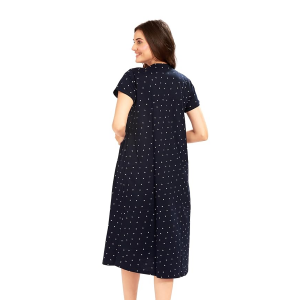 Women's Cotton Floral Calf Length Maternity Nighty