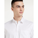Plain Men's Solid Cotton Formal Shirt