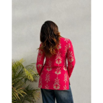 Women's Three-Quarter Sleeve Tunic Top