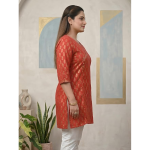 Women’s Cotton Printed A-Line Kurti