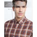 Pure Cotton Men's Checkered Casual Shirt