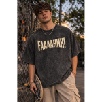 Cotton Oversized T-Shirt Unisex Drop Shoulder