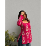 Women's Three-Quarter Sleeve Tunic Top
